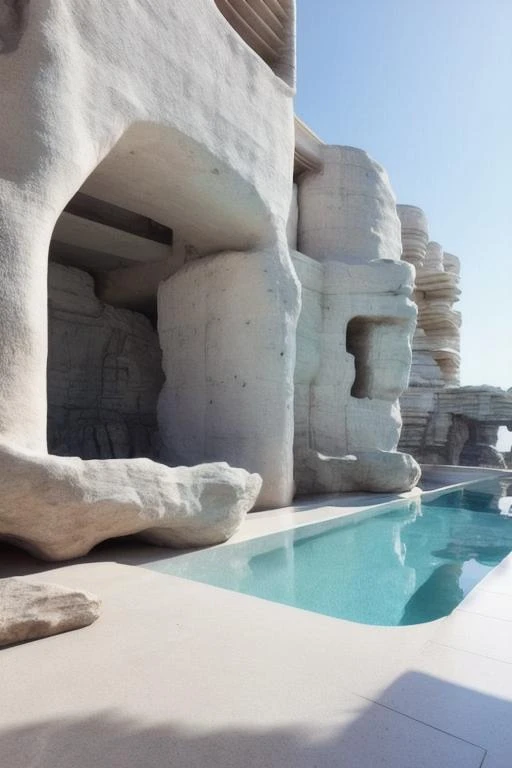 vast empty scenes, (catwalks:1.2), (arch:0.8), (pillars:0.8) , pipes, fern , (eco-brutalism:1.2), vast scenery <lora:Blame!:1.1> ,watah, ((concrete temple, rocks)) <lora:watah:0.7>,