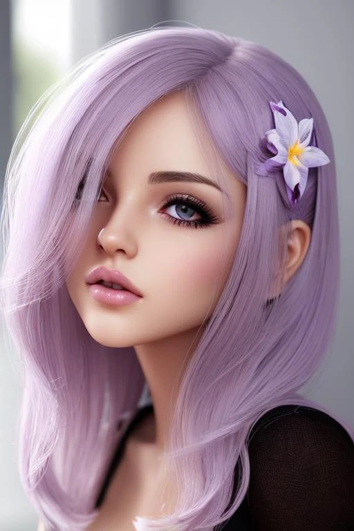 beautiful girl, woman, solo, sexy body, (cute:1.3), (([peignoir], [Lilac hair], [perm])), realistic, (cute), (detailed face), detailed eyes, detailed iris, cameltoe,,,, masterpiece, best quality, highly detailed