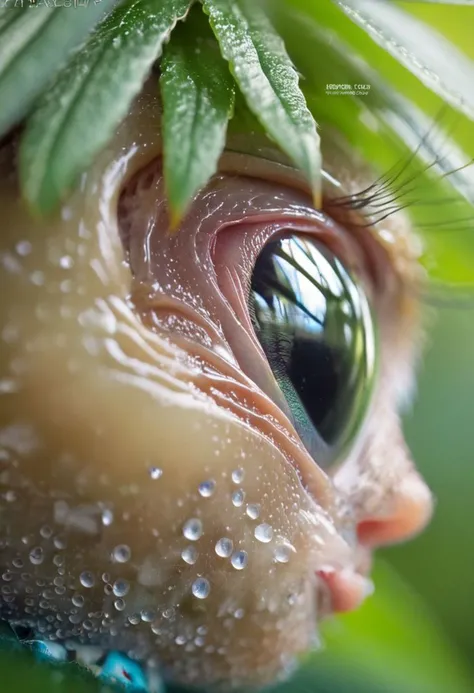 Cute creature from Space. terraforming. Cute Flora, Miki Asai Macro photography, close-up, hyper detailed, trending on artstation, sharp focus, studio photo, intricate details, highly detailed, by greg rutkowski detailed face, detailed skin