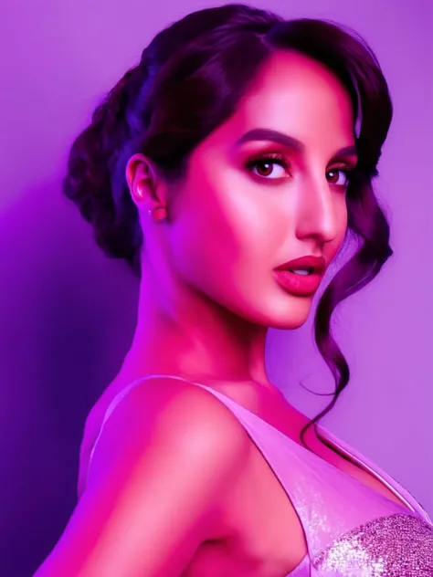 a photo of woman nora fatehi,head shot , 8k uhd, soft lighting, <lora:Nora_Fatehi-000001:1>