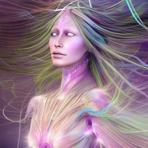 Kavellion , Goddess Gaia with a beautiful dreamscape inside, studio product photography, centered, super highly detailed, professional digital painting, artstation, concept art, smooth, sharp focus, extreme illustration, unreal engine 5, photorealism, beautiful, cinematic, art by artgerm and rutkowski and alphonse mucha and loish and wlop