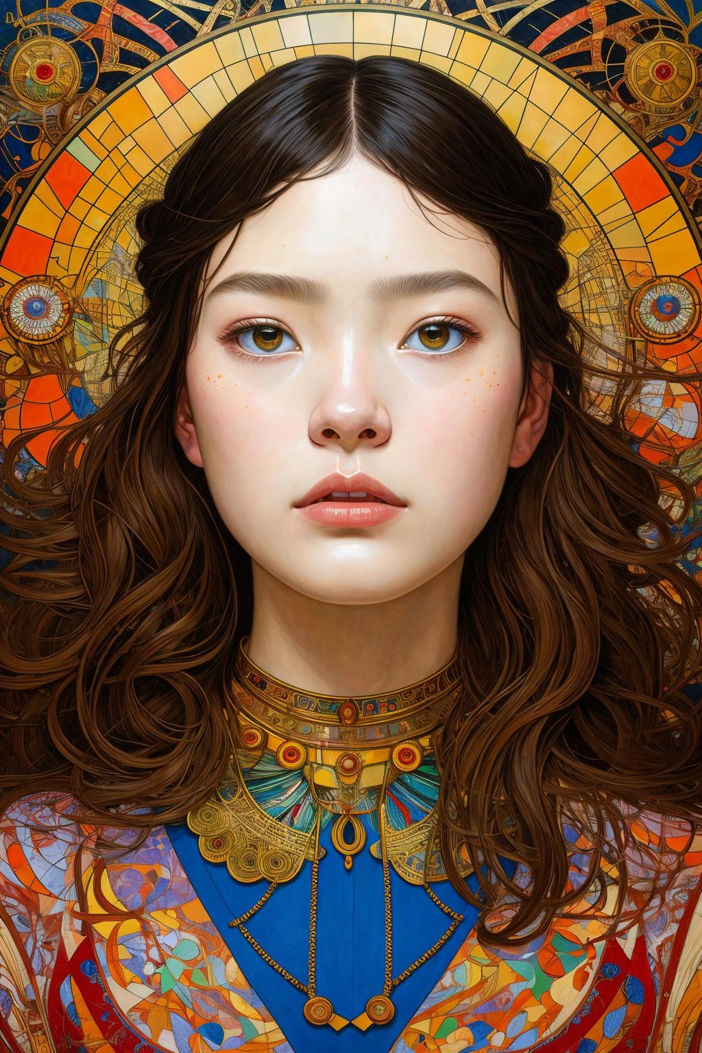 (photorealistic:1.4), official art, unity 8k wallpaper, ultra detailed, beautiful and aesthetic, masterpiece,best quality, (organic, geometric, harmonious, kaleidoscopic), urban jungle, mythological creatures, otherworldly, transcendent realms, inner peace, nature's embrace, magnetic allure, dark and mysterious, a cubist perspective, rich textures, art nouveau, by alphonse mucha, jenny saville, hikari shimoda, ai weiwei, banksy, gustav klimt, egon schiele, yayoi kusama, roy lichtenstein, julie mehretu, immersive, play of light and darkness, 1girl,solo,nsfw, sharp focus,depth of field, (deep shadow, low key) vodka_portraits <lora:vodka_portraits:0.4>