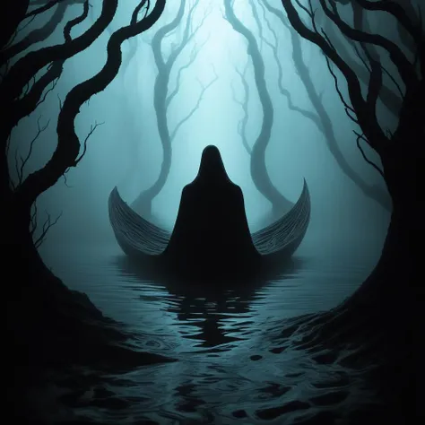 Elusive and enigmatic, you slip through the shadows, leaving an unsettling chill in your wake. You tap into the deepest, darkest fears, bringing them to life with a haunting fluidity. Your deep connection to the unseen makes you the embodiment of what lurks beneath., best quality, high quality, good