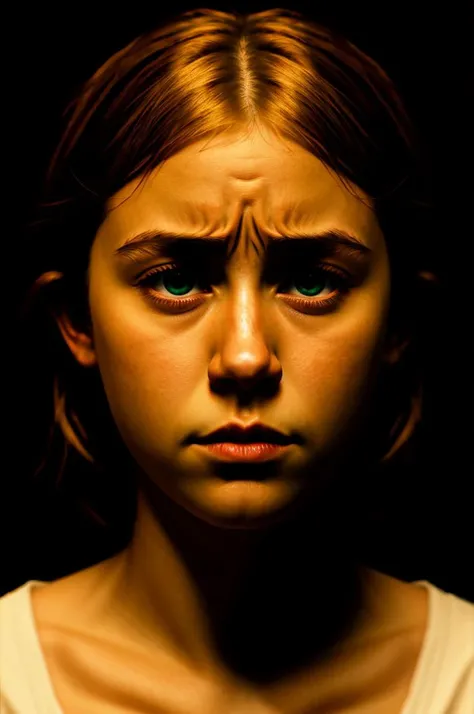 RAW photograph, tv_Generic_25yo_Dane, , sad expression, extreme closeup shot, black background,,