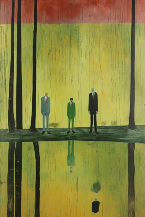 <lora:Peter Doig Style:1>Peter Doig Style - a painting in the style of Peter Doig