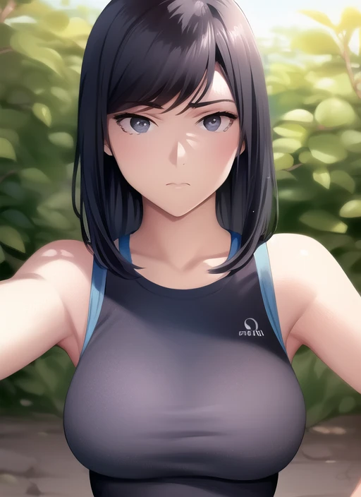 A ((close-up portrait)) of a (cute (young)) NewLaraCroftV2, (wearing a ((beautiful yoga outfit))), green shirt, sleeveless shirt, medium breasts, (confident expression:1.2), (smug:0.8), detailed background, overgrown ruins backdrop, outdoors, cinematic lighting, action pose, dynamic pose, epic, (extremely detailed CG unity 8k wallpaper), upper body photo of the most beautiful artwork in the world, professional majestic oil painting

(by Range Murata:1.0), (by Taka Tony:1.0), by Jeremy Lipking,

 <lora:yukiyoshiMamizuStyle_1:0.65>