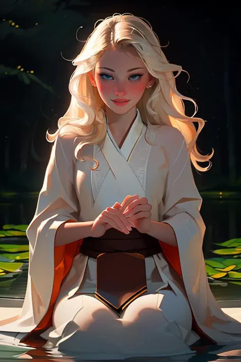 DEN_monique_c_MA,
a Buddhist monk sitting outside and meditating in a Buddhist monastery wearing orange Buddhist robes, Buddhist, tranquillity, peace,
bokeh, f1.4, 40mm, photorealistic, raw, 8k, textured skin, skin pores, intricate details <lora:epi_noiseoffset2:1>, epiCRealism <lora:ClothingAdjuster3:-1.3>