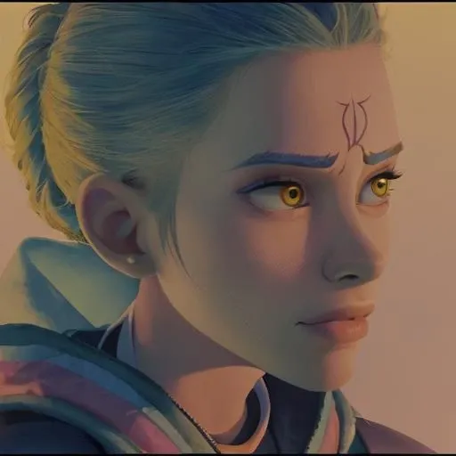 1girl, (art by Lisa Keene:1.3) , portrait,close up of a Mystical Bulgarian ([Anthropomorphic Lizard|Paige VanZant]:1.1) , Hunting, wearing Trickster Anorak, Facing forward, Biomorphic Makeup, background is Furious Rivendell, Smoky Conditions, equirectangular 360, Anime screencap, Confused,  <lora:super-000007:0.8>