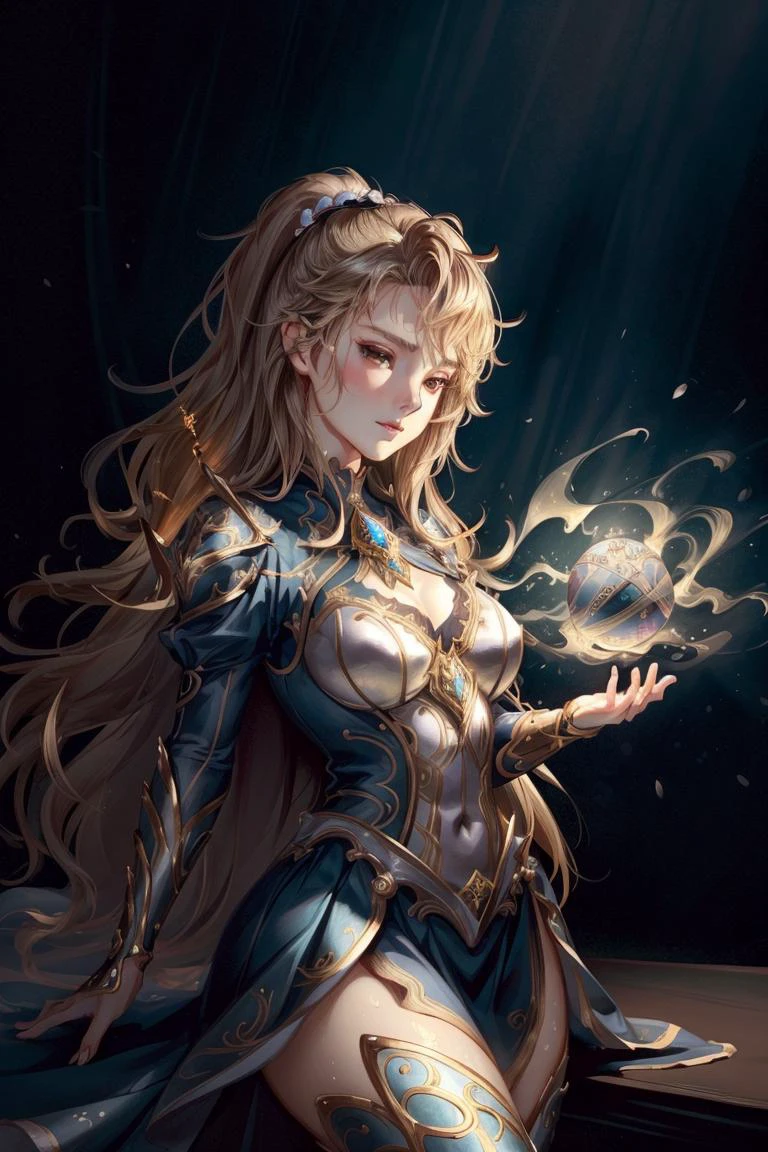 a profestional picutre of futurasilver5000v5 , with Curvy - A body with prominent and well-defined curves. , 1girl, blademancer, sword, cape, <lora:Concept - Blademancer:0.7>, powerful wizard with flying swords and spears around, Spiritualist's Séance: Behavior: The character sits at a table, hands resting lightly on a planchette or crystal ball. Their voice is hushed as they attempt to communicate with the beyond. Their demeanor oscillates between anticipation and receptiveness to any signs from the spiritual realm. , , camera angle dutch angle and focus on full body,
photorealism,unreal 5 daz,perfectly drawed hands,perfectly drawed face,perfect body,extremely detailed artgerm greg rutkowski greg,((ultrasharp)),((masterpiece)),((best quality)),((ultradetailed)),((intricated details)),ultradetailed character,detailed face,intricated face details,<lyco:GoodHands-beta2:1>,extremaly detailed background,perfectly detailed face,character focus,intricated details of face,fFaceDetail <lora:add_detail:0.7> ultra realistic,32k,RAW photo,(high detailed skin:1.2),8k uhd,dslr,soft lighting,high quality,film grain, beautiful and aesthetic,extremely detailed