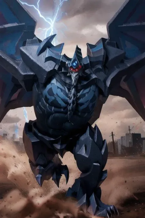 <lora:Obelisk_YGO-10:1.5>,obelisk_ygo,wings,clenched hand,monster,electricity,lightning,digimon (creature),rain,Storm,snow, <lora:Elixir:2> <lora:Cave_P:0> <lora:CAVE_LIFE:0>,