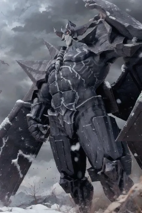<lora:Obelisk_YGO-10:1.5>,obelisk_ygo,wings,clenched hand,monster,electricity,lightning,digimon (creature),rain,Storm,snow, <lora:Elixir:0> <lora:Cave_P:0> <lora:CAVE_LIFE:0.9>,