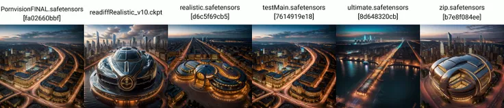 masterpiece,((High Angle Shot)), <lora:BugattiAI:0.8>, bugattiai, chrome and glass city, city lights, RTX