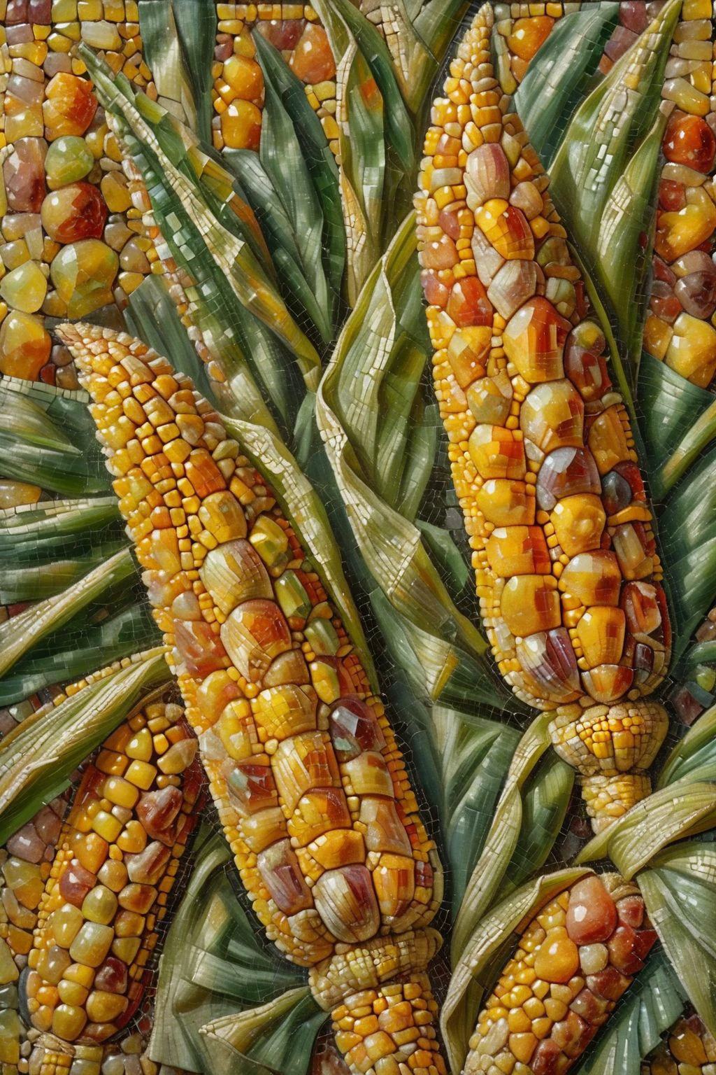 <lora:ral-ntrgmstn-sdxl:0.9>,<lora:Roman_Mosaic:0.8>,a highly detailed pastel oil painting of ral-ntrgmstn roman mosaic of corn,, (masterpiece, best quality, high quality, highres, ultra-detailed),
