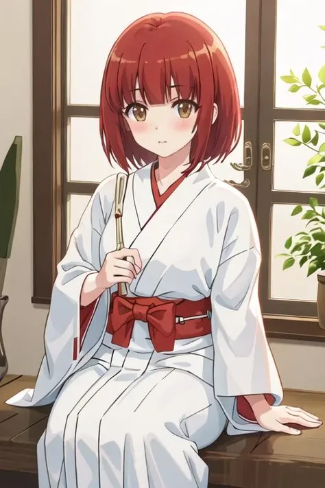 1girl in、AS-Adult、A smile、open open mouth、、be shy、The shirt、skirt by the、（small tits）Japan High School、校服、serafuku、crouching down、Panchira、Upper body portrait、