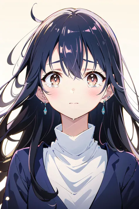 (masterpiece:1.2),best quality,PIXIV,
Anna yamada,1girl,solo,jewelry,earrings,long hair,looking at viewer,bangs,tears,blue hair,blush,portrait,closed mouth,sonoda umi,brown eyes,hair between eyes,tearing up,crying,crying with eyes open,
<lora:Anna yamada-000016:0.8>,