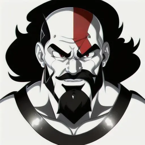black and white (ocds:1.2) portrait style of kratos, fleischer studios, high detailed, 4k <lora:1930Model:1>