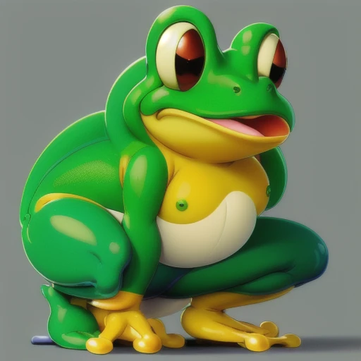 (ocds:1.1) portrait style of antropomorphic frog , fleischer studios, high detailed, 4k <lora:1930Model:1>