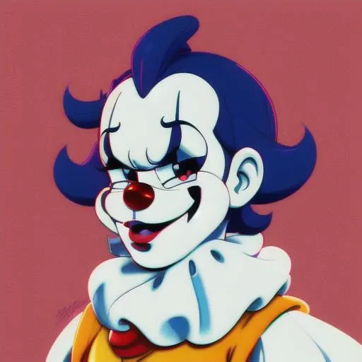 (ocds:1.2) portrait style of cute pennywise, fleischer studios, high detailed, 4k <lora:1930Model:1>