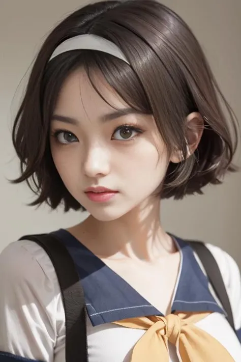 TanikazeKC, TanikazeOutfit <lora:TanikazeKCLora-06:1>, BREAK light brown eyes, yellow eyes