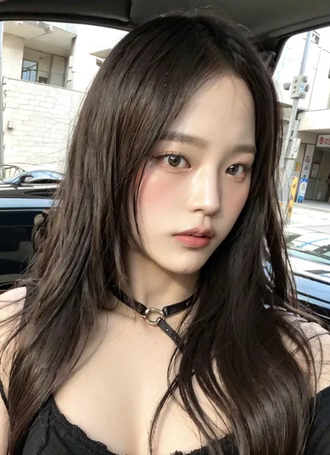 njminji, (Best quality, 8k, 32k, Masterpiece, UHD:1.2),Photo of Pretty Japanese woman, 1girl, (medium dark brown hair), looking at viewer, double eyelid, medium breasts, cleavage, solo focus, off shoulder, wearing thin straps tight deep v neck mini dress,at night, inside car passenger seat,quiet city street outside
((detailed face)), (detailed eye)
<lora:njminji-v1:1>