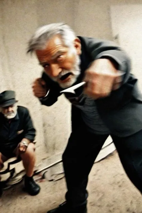 <lora:weirogs_del:1.1>, (brutal old man:1.4), crazy, man