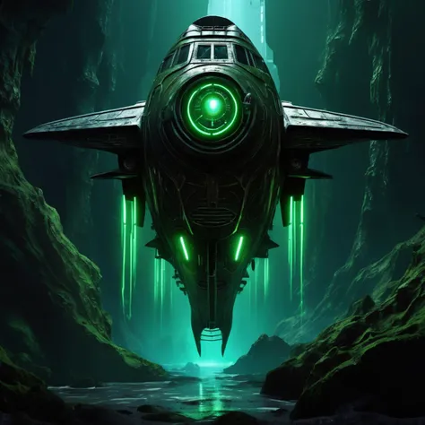 ((best quality)), ((masterpiece)), ((realistic,digital art)), (hyper detailed),DonMD34thM4g1cXL, magical,eerie, Large Gungan Bongo Submarine (Star Wars), Hood Scoop, Automatic Windows, Mood Lighting, Mud Flaps, Titanium, Cutting-edge, Porous Texture,, <lora:DonMD34thM4g1cXL_v3.0-000015:0.85>