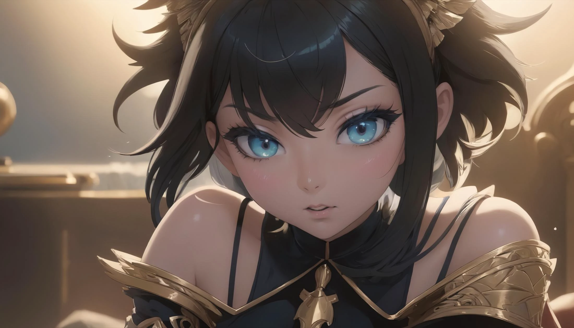 looking at viewer, looking down, standing, (pantyshot:1.5), (arms behind back:1.3), ass visible through thighs,,, very thin waist, <lora:bombshell_v1:0.4>,big boobs,slim body,, (8k, masterpiece, best quality, ultra-detailed), (an extremely delicate and beautiful)kawaii, cute, very big eyes, Aesthetic Anime Eyes, small face, large breasts, cinematic lighting, , Intricate, High Detail, Sharp focus, dramatic, masterpiece, best quality, ultra-detailed,