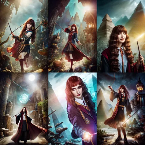 (otherworldly, otherworldly atmosphere, otherworldly appearance), highly insanely detailed, masterpiece, top quality, best quality, highres, 4k, 8k, RAW photo, ((ancient egyptian theme:1.2)), 
(mystical theme), mystical gatmosphere, arcane sanctuaries, otherwordly aura, 
(long_hair, long hair, random colors hair, glowing hair, hair over one eye, long messy hair), 
(eyelashes, eyeliner, eyeshadow, eyelashes, long eyelashes), 
collar, earrings, jewelry, necklace, armlet, 
tentacle, (underwater), nsfw, 
Homestay, Resort, Guest House, 
building, structure, still life, swirling energy, 
action pose, 
drunk, closed eyes, 
abandoned building, shopping mall, overgrown with vegetation, [volumetric fog], cinematic lighting, colorful, 
1girl, solo, cosplay, 
gryffindor uniform, hogwarts school uniform, 
looking at viewer, cowboy shot, 
outdoors, photo background, 
<lora:gryffindor uniform_v1_07:0.7>, (fantasy world)