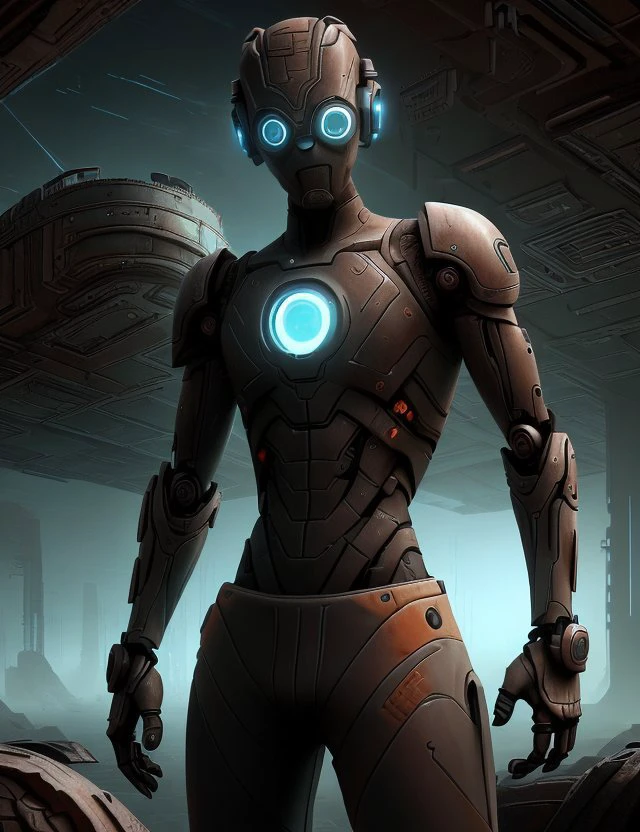 <lora:OxideTech:1.0> OxideTech male Artificial Intelligence specialist, Energy vampires- Eerie, shadowy figures with glowing eyes and tendrils that siphon energy., Young adult Fit, Ashkenazi Jew, Black eyes, Square face shape with Round Forehead, Broad Shoulders, , Brown Short and messy hairstyle hair, Relief,, Holding or channeling glowing energy orbs or constructs., wearing Neural Interface Sweatpants, Animal print Orange Barkcloth Nano-fiber Long-sleeve T-shirt, , Quantum-stitch Trucker Hat, , Standing tall, projecting an aura of diplomacy and understanding., Virtual reality battlefields- Neon-lit battlegrounds in simulated warfare., Post Apocalyptic Wasteland, Vast deserts and barren wastelands as far as the eye can see