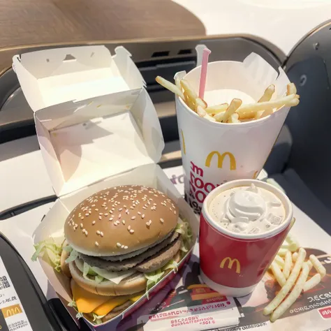 best quality, ultra-detailed, illustration,
food, food focus, cup, burger, french fries, disposable cup, still life, cheese, realistic, drinking straw, bread, drink
<lora:McDonald_JP_indoors_SD15_V2:1>