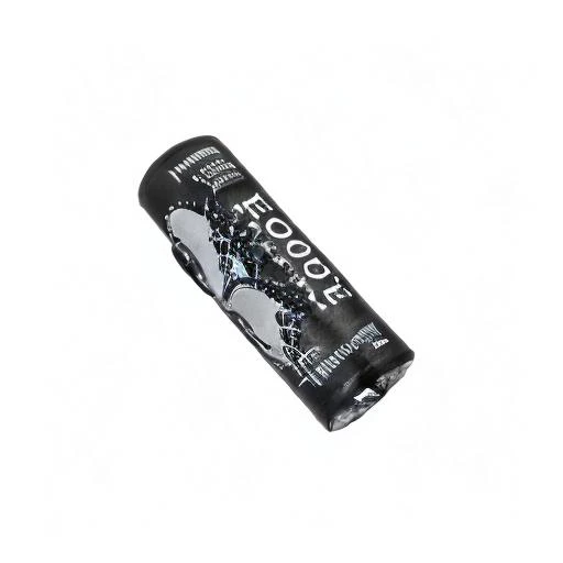 text focus, 200ml, can, monochrome, no humans, fingernails, lubricant, white background, still life, realistic
