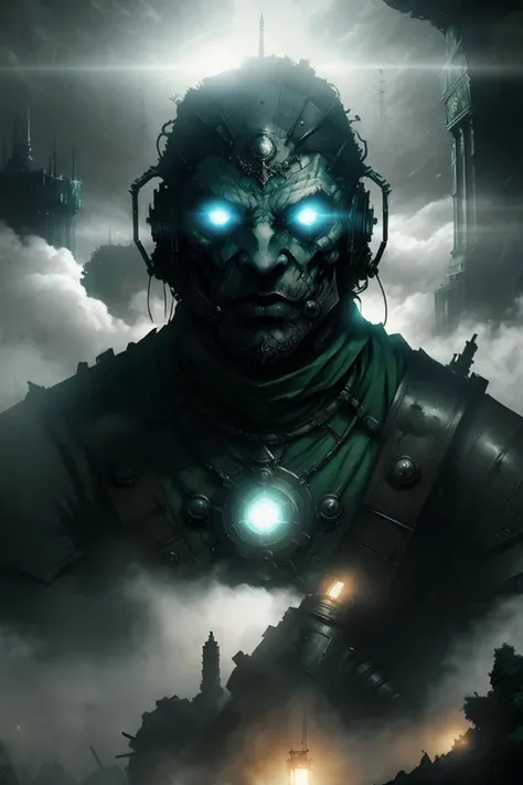 technoballx,[dark fantasy:science fiction:0.75],
Green Slaad
dark themed,spotlight,volumetric lighting,steam,fog,
<lora:technoballx-000040:0.5>,
<lora:GoodHands-beta2:0.75>