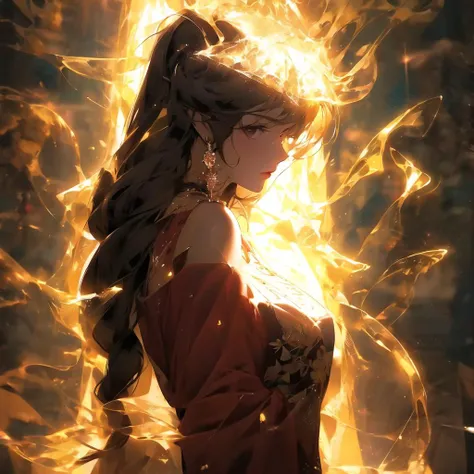 Masterpiece,4k,8k,fine detail,Ultra high resolution,best quality,HD,Chinese style((1.5)),Chinese clothes,ultra-fine painting,Professional,animation,
Parents rushing to the scene of an argument, casting a barrier to prevent prying eyes, sternly reprimanding a woman. Cinematic lighting, anime style --ar 9:16 --seed 915729921