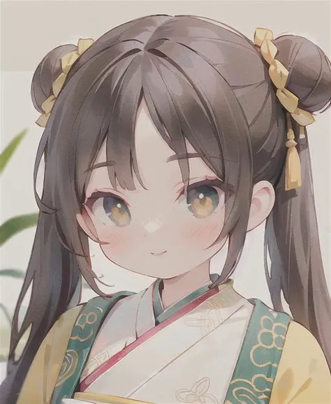 (ultra high res,photorealistic,realistic,best quality,photo-realistic),
(high detailed skin,visible pores),(real person,photograph),
(((yellow hanfu,chinese style))),realistic,simple background,upper body,
(8k, raw photo, best quality, masterpiece),(1 girl),photon mapping, radiosity, physically-based rendering,automatic white balance,(((haunting smile,long hair))),watery eyes,
(blush|cute and playful|adorable|skinny|thick bangs|beauty|twintail|hair bun,),(looking at viewer),(irises and pupils are rounded,the pupil reflects the surroundings,eyes are not the same size), <lora:Amme:0.4>