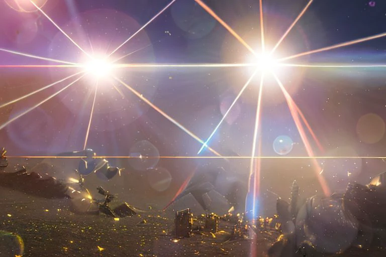 Tower of fantasy Unreal Engine,cinematic shot,best quality, masterpiece, realistic,,science_fiction,sci-fi,glowing_eyes, (explosion sparks:1.5), (Lens Flare:2),(lightsaber:0.8),volume fog,mecha_robot,debris,many soldiers fight,ufo, relic,snow mountain  .underwater,physically-based rendering,cinematic shot,best quality, [insect :robot2] ,robot_mecha,scenery,shimmering coral,battlefield,debris,alien craft,lazers, 16k