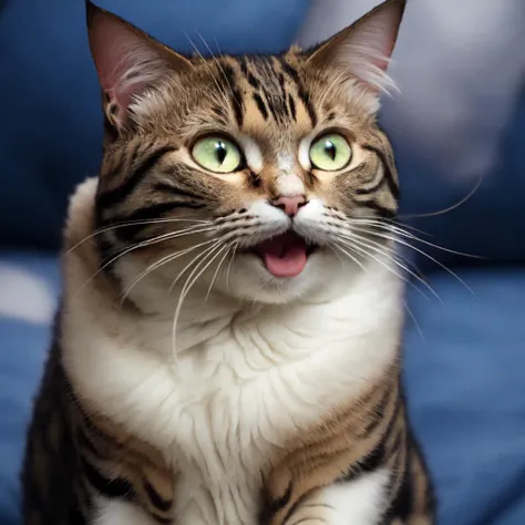 photo of a happy cat, detailed, <lora:Pog:1.2> Pog