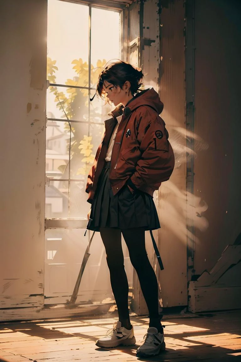 masterpiece, 1girl, full body portrait of beautiful girl with golden hair, wearing red puff jacket, deep thinking, in a dimly light room <lora:AMB-Oboro:0.25> oboro <lora:CL-oversized_puffer_jacket-10:0.25> oversized_puffer_jacket <lora:HBD4:0.25> heibaidiao, silhouette, light and shadow, <lora:backlighting:0.5> backlighting, <lora:Painted_poster_V1-000035_1_pp:0.5> Painted poster<lora:EF-GoodHands-beta2:0.5><lora:EF-GoodHands-beta2:0.5>