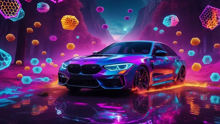 (Hyper real:1.4),
(((full body shot:1.5))), (((full body))), raw, emotional, dynamic, distortion for emotional effect, vibrant, use of unusual colors, cute cinematography, (realistic:1.2, photo realistic:1.4),
Holography, Horror, Hyperrealism, Ultrarealistic hologram ghosts at night, magical ritual, trippy, LSD, Horror Art, intricate, liquid, psychedelic, neon, (honeycomb pattern)