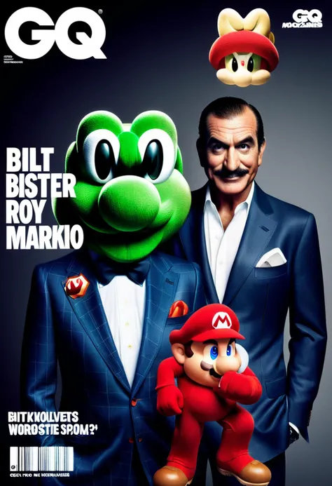 mario as a mean mafia boss