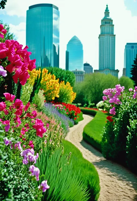 impressionist art by Philip Wilson Steer, cinematic film still photograph, landscape of a vibrant landscape is filled with towering skyscrapers, winding paths, and colorful buildings. In the center of the scene, a series of netflix-series, tv series, and flora, all appear to be alive, at Midday, Accent lighting, Fast Shutter Speed, Fujicolor Superia X-TRA 400, F/14, shallow depth of field, vignette, highly detailed, high budget Hollywood film, cinemascope, moody, epic, gorgeous, , Impressionism, landscape, coastal scenes, atmospheric effects