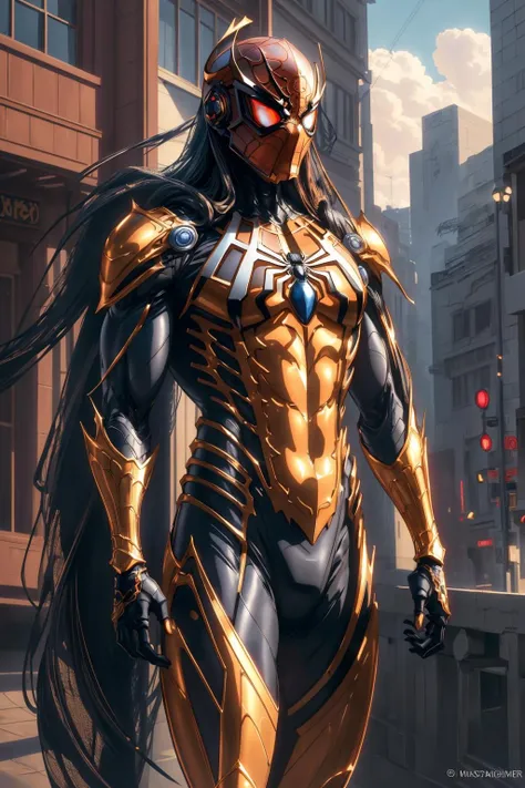 <lora:armored_spiderverse_v1:1>
masterpiece, best quality, intricate details, highly detailed raw photography, anime style, __artist-anime__, volumetric lighting, volumetric shadows, cinematic light, 8k-perfect-arnold
armspiderverse, __color__ armored bodysuit, glowing eyes, helmet, spider web print, __posture_poses__
((__subject-scifi__ background__))