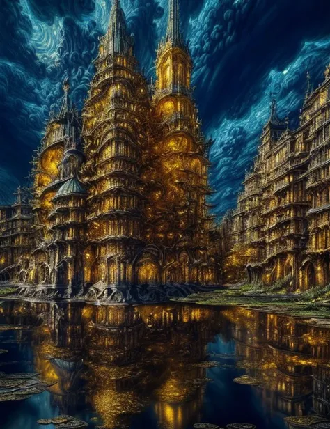 <lyco:DonML1quidG0ld-000008:0.8> ((best quality)), ((masterpiece)), ((realistic)), (detailed), DonML1quidG0ld city, ((masterpiece)), absurdres, HDR, <lora:add_detail:1>, <lora:LowRA:0.5>