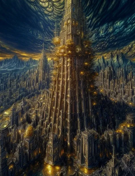<lyco:DonML1quidG0ld-000008:0.8> ((best quality)), ((masterpiece)), ((realistic)), (detailed), DonML1quidG0ld city, ((masterpiece)), absurdres, HDR, <lora:add_detail:1>, <lora:LowRA:0.5>