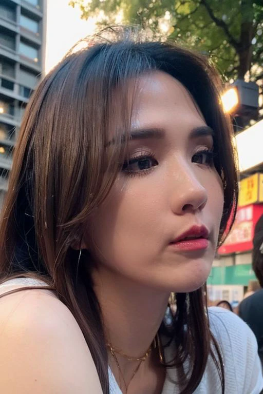 Best quality,masterpiece,ultra high res,photorealistic,1girl,slim body,taipai street alley,dynamic pose,(face closeup:0.6),depth of field,<lora:yingzhu_pan:1>,<lora:aesthetic_lofifilm_photography:0.6>,unity,8k wallpaper,Amazing,finely detail,masterpiece,official art,extremely detailed CG unity 8k wallpaper,incredibly absurdres,huge filesize,ultra-detailed,highres,extremely detailed,beautiful detailed girl,light particles,realistic,x-ray,soft light,make up,