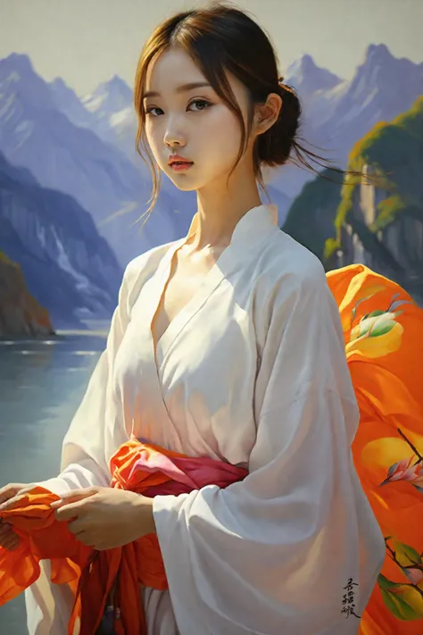 oil painting, vivid colors, beautiful light,
masterpiece, best quality, 1girl, <lora:kwFemale_Beta40-SDXL_v1:1>, asian