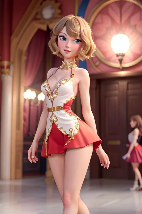 taylor swift, catwalk, fashion show, partial nudity, upskirt, sexy pose,  (8k, 4k, high definition, best quality:1.5), cinematic lighting, studio lighting,  <lora:Haute_Couture1.11:0.8> haute_couture, designer dress, coy smile, highly realistic, blushing, embarrassed