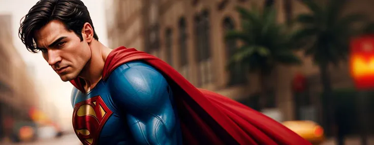 cinematic film still <hypernet:bannerartv1_v10:1> superman art by artgerm . shallow depth of field, vignette, highly detailed, high budget, bokeh, cinemascope, moody, epic, gorgeous, film grain, grainy