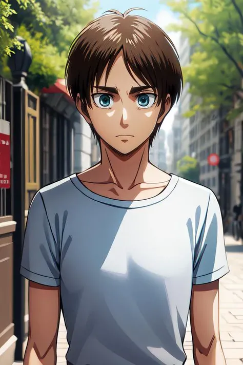 erens1 a man, looking at the viewer, upper body photo, at the streets <lora:httperens1:1:lbw=FACES>