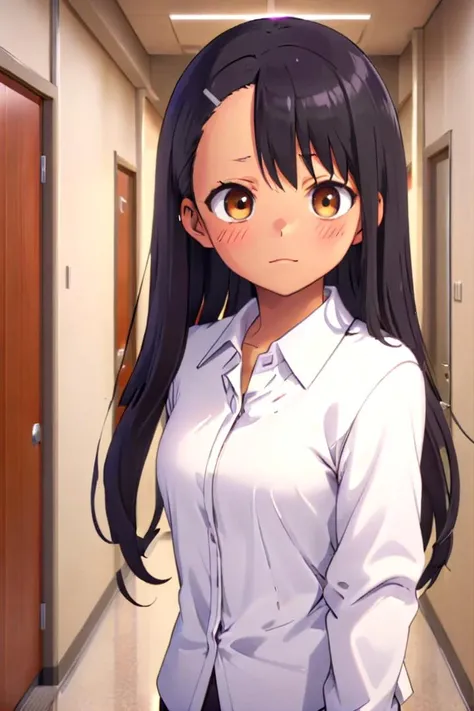 <lora:nagatoro hayase-000015:0.63>
a girl nagatoro hayase standing in a japanese school hallway, she is wearing a collared white shirt,
she is sneering, her face is hyper detailed, teasing
draw it in the style of Don't Toy with Me, Miss Nagatoro
The soft lighting and detailed surroundings create an immersive environment where imagination runs wild
hyper-detailed,hyper-detailed face, high quality visuals, dim Lighting, sharply focused, octane render, 8k UHD