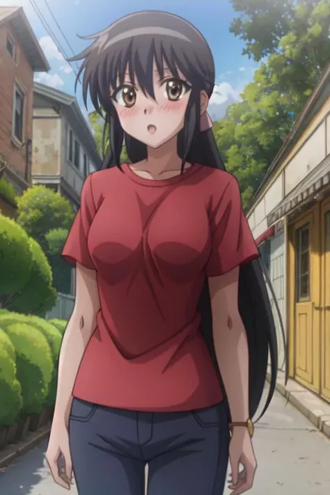 (picture-perfect, pixel-perfect, detail-perfect, overtweaked-anatomy-perfect, cinematic-accurate, overtweaked-anatomy-accurate, overtweaked-lighting-accurate, intricate-details-accurate, masterpiece-accurate, tweaked-details-perfect, tweaked-details-accurate, extreme over-tweaked-details, extreme overtweaked-intricate-details, overtweaked-detail-overload, age-appropriate-figure)  (official style, official-style-accurate, official-anime-style, anime-style-accurate)  <lora:fumio_usui trigger -karin-:1>f(umio_usui, 1girl, solo, slightly shy, cute blush, brown-shiny-eyes, reserved, clumsy, unobtrusive) ((outdoors, in the jungle))